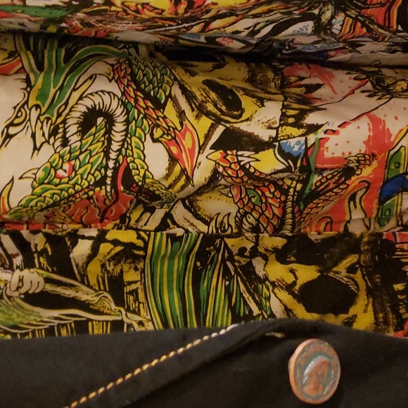 Inkslingers Blue Moe Goth Tattoo Blazer/Jacket With Tags sz 4xl - Picture 13 of 16